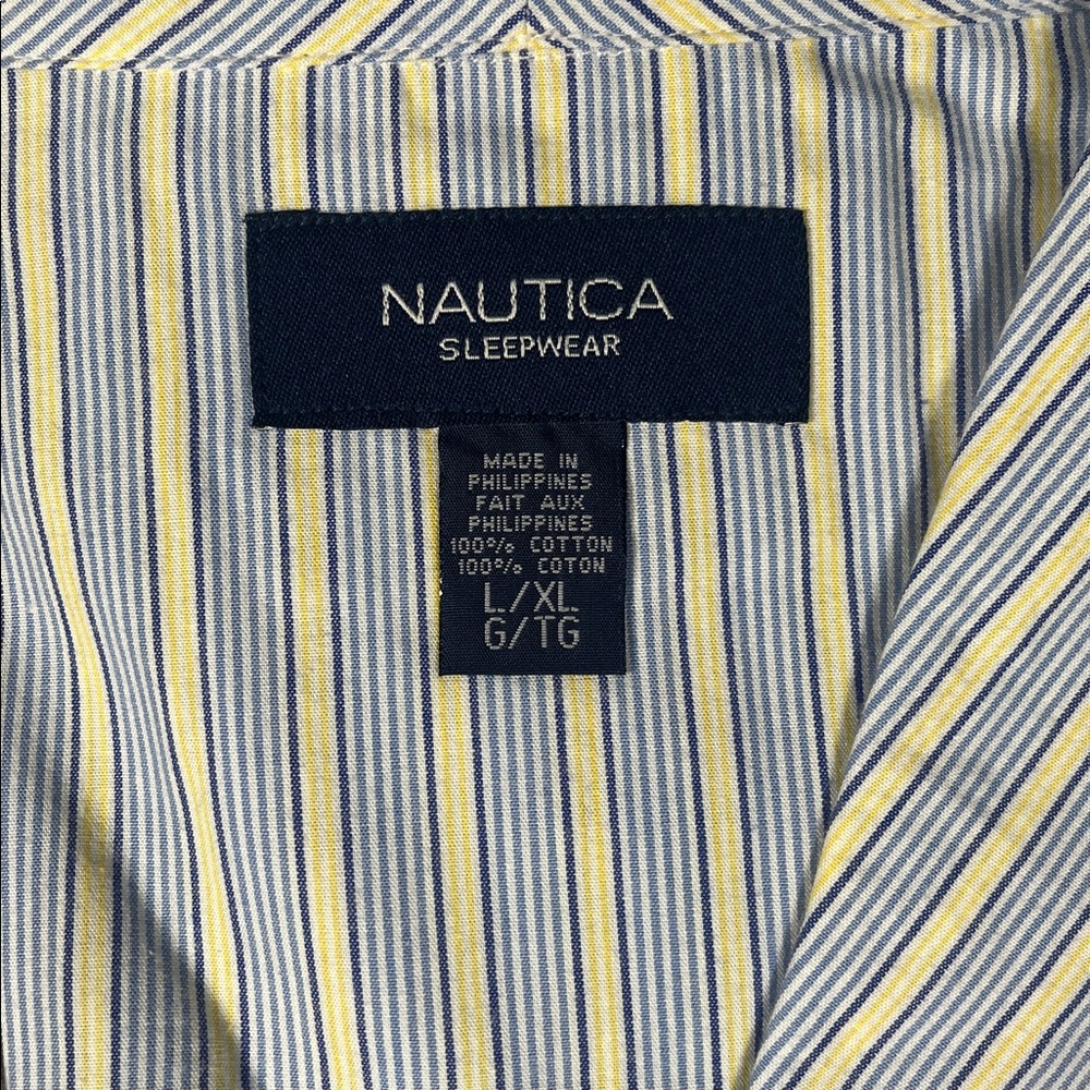 Nautica Men's Cotton Bathrobe - Picture 3 of 6